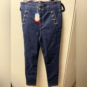 Tommy Jeans skinny jeans double waist sailor pants